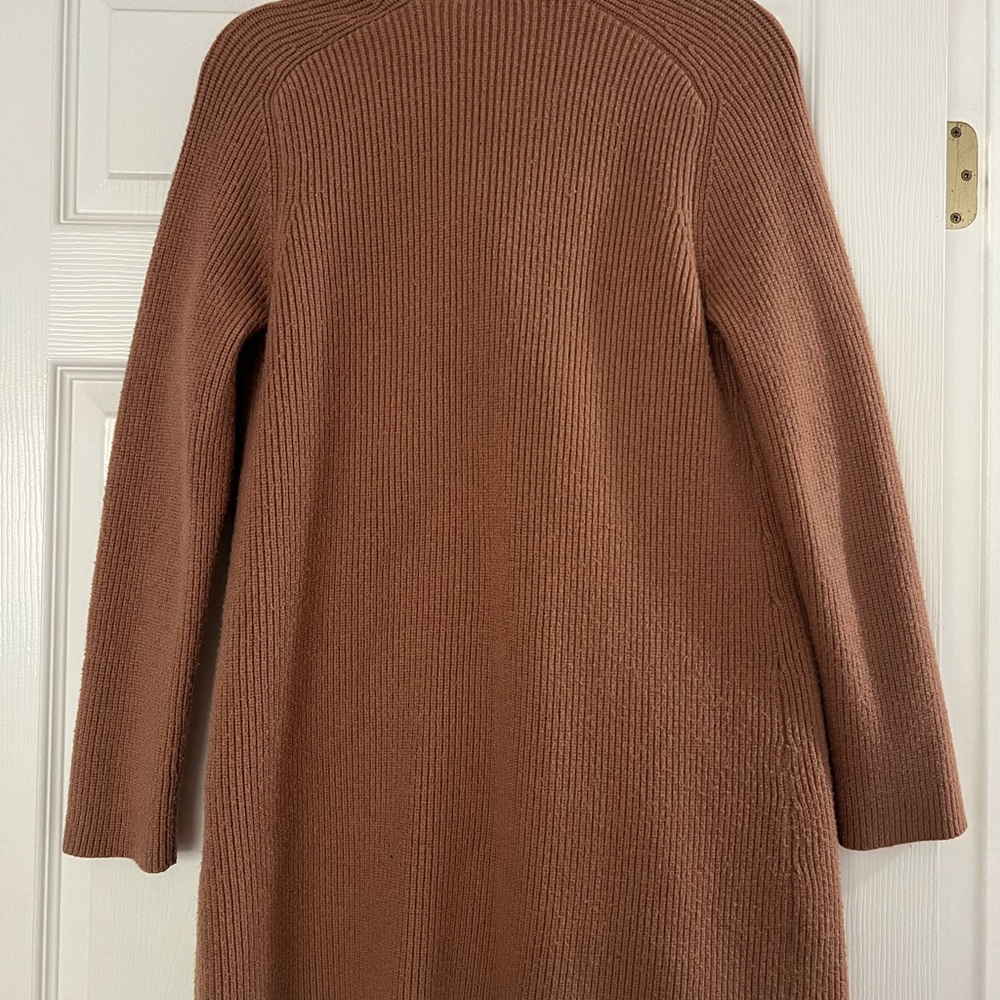 Ann Taylor Double-Breasted Tan Pea Coat - Picture 4 of 5